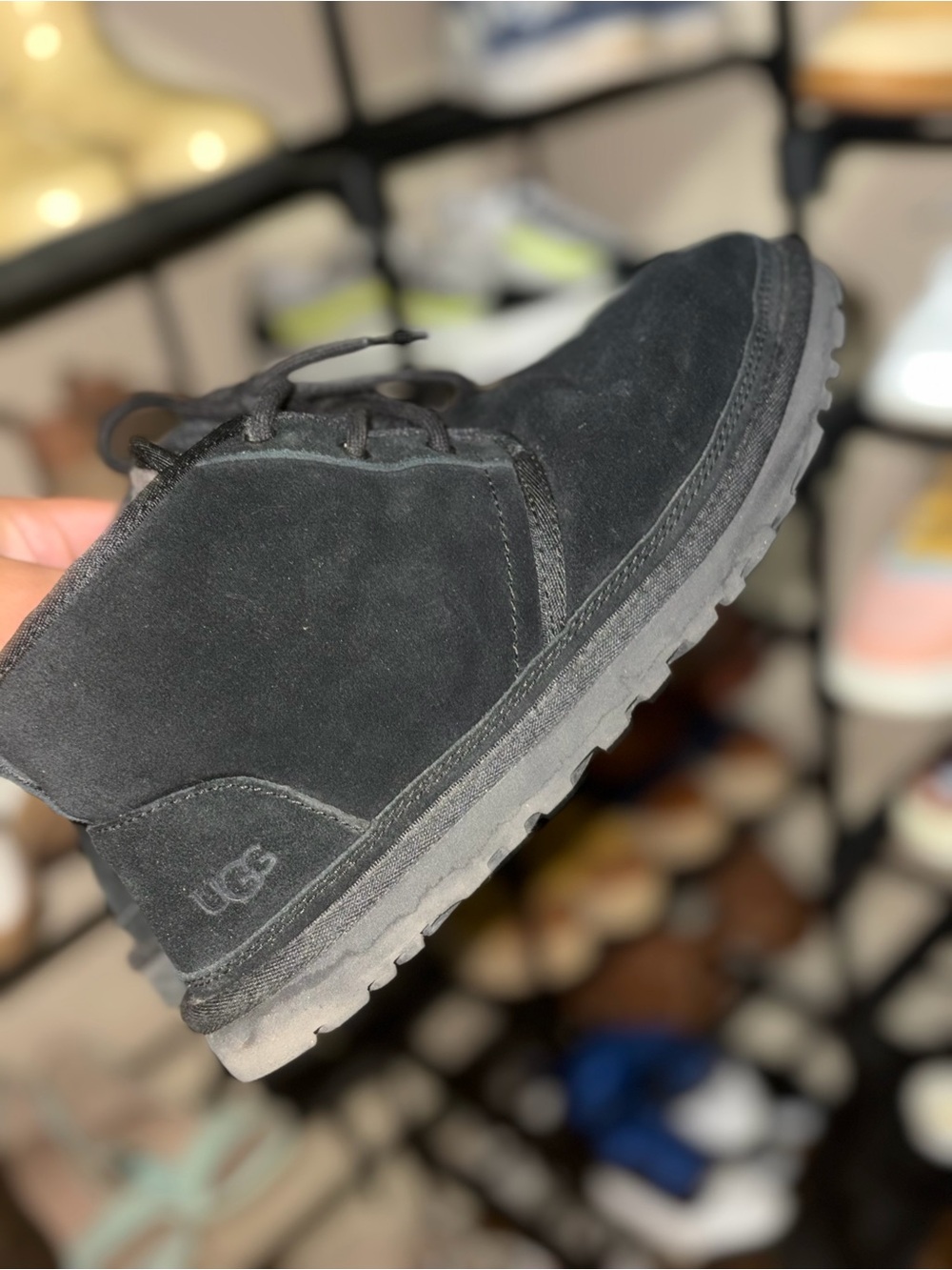 UGG Men's Black Suede Chukka Boot - Lace-Up Casual